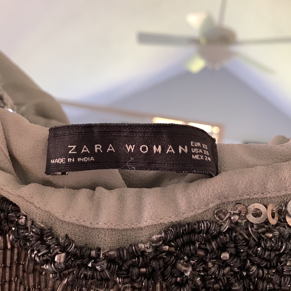 Zara Beaded Mini Skirt - Gem
